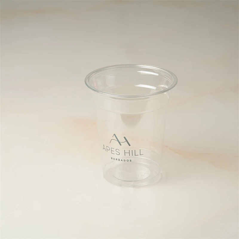 12 Oz Milkshake Clear Plastic Cups With Lids